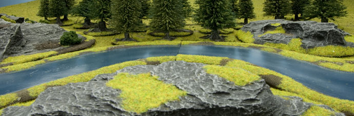 Battlefield in a Box - River Expansion: Bends River Section (BB512)