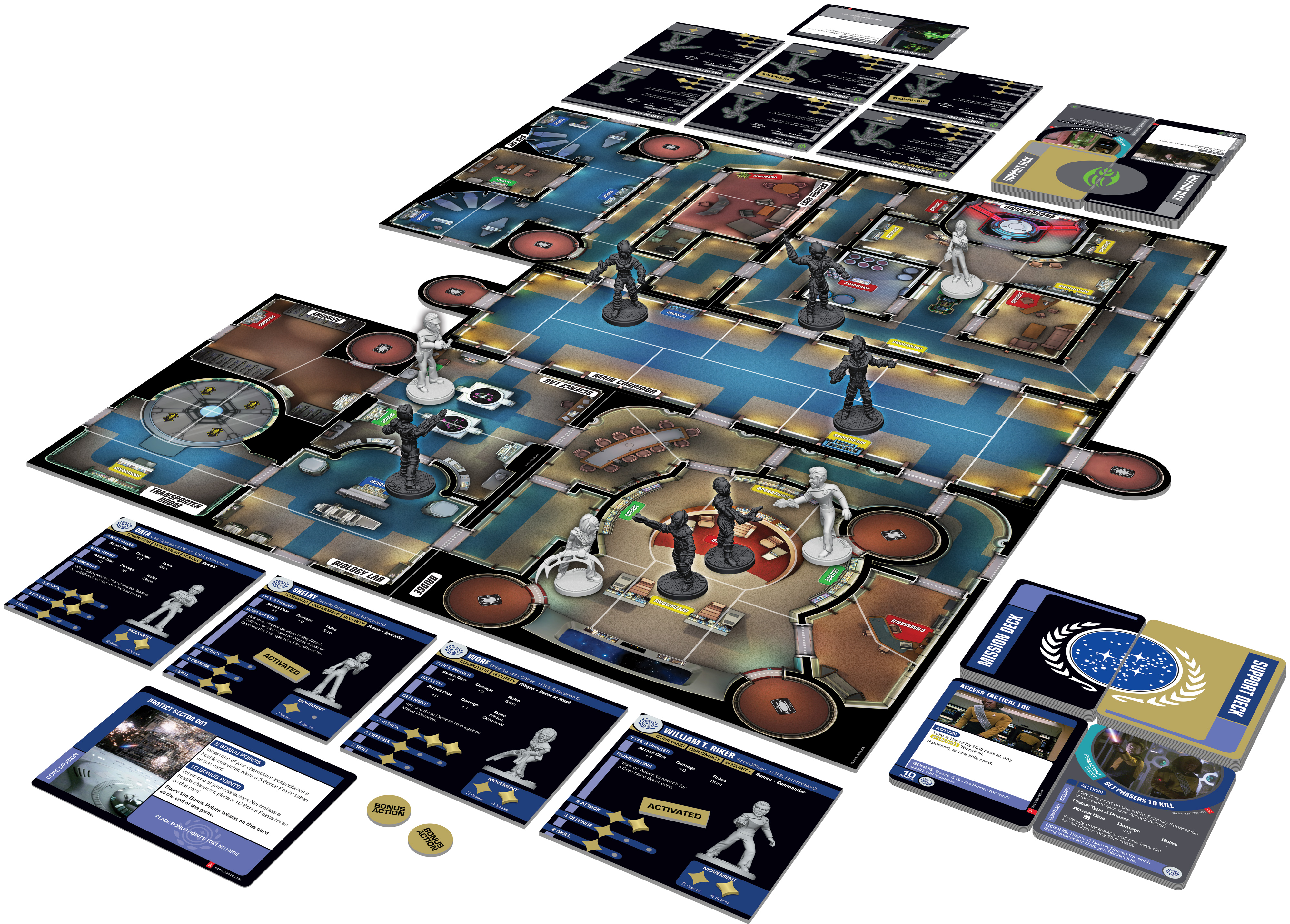 Star Trek Away Missions Game Layout