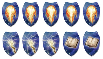 Wizard Token Set for Dungeons and Dragons 4E by Gale Force Nine GF9 72703 