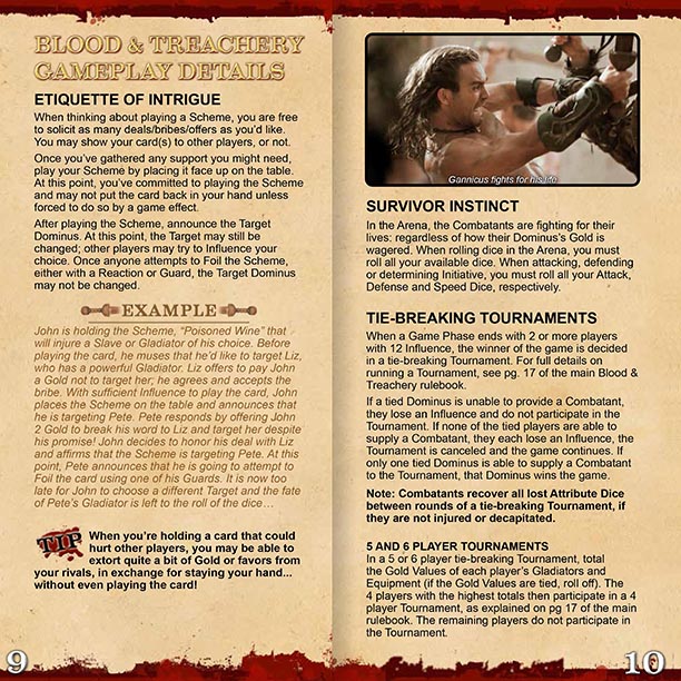 Spartacus: Serpents and the Wolf Rulebook 05
