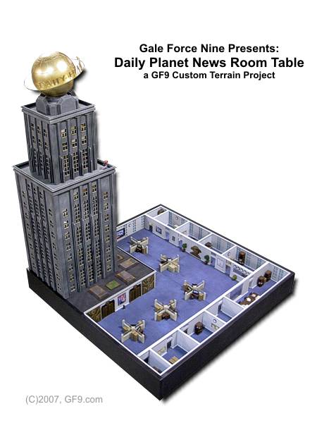 Daily Planet News Room Table