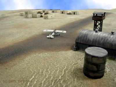WWII Desert Airstrip in 15mm