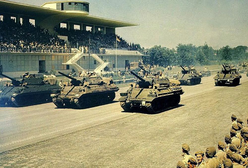 South African Victory Parade at Monza 14 July 1945.