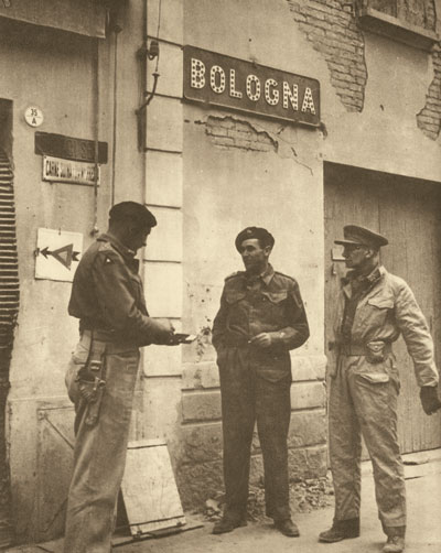 South African officers in Bologna