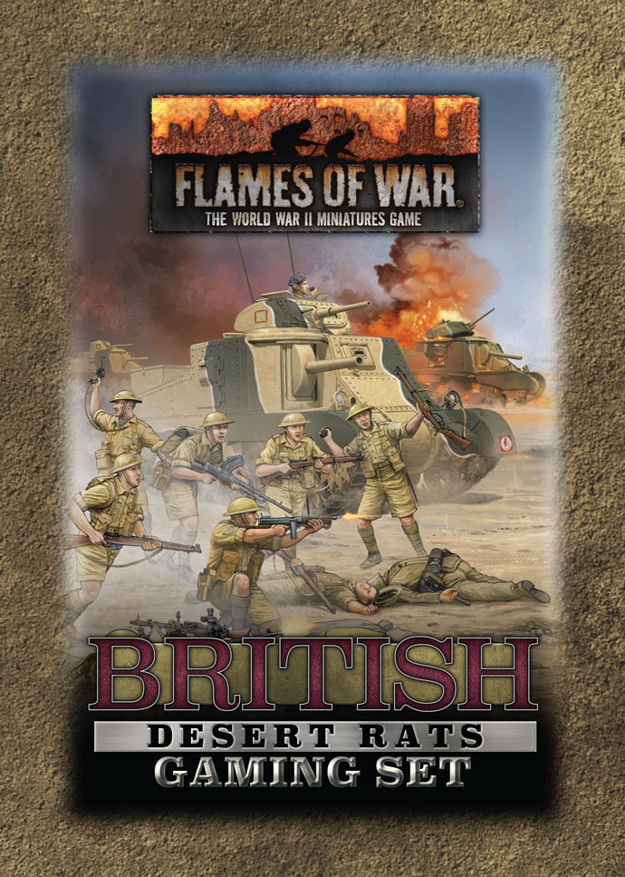 Desert Rats Token Sets  GF9 52200   Flames of War Sealed 
