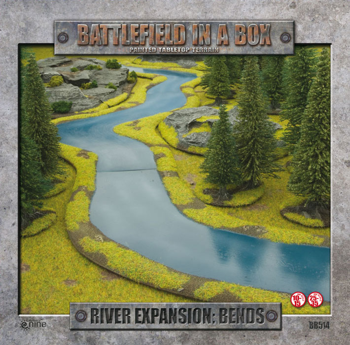 Battlefield in a Box - River Expansion: Bends Box Front (BB512)