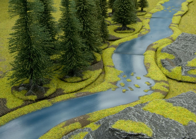 Battlefield in a Box - River Expansion: Fords River Section (BB512)