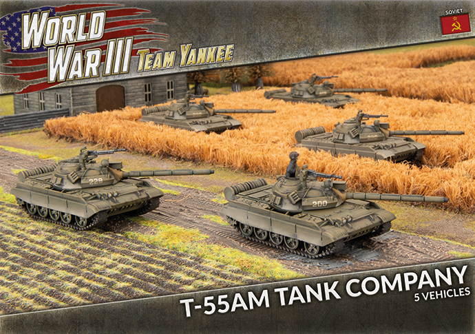 TSBX01 Team Yankee T-72 Tank Company Singles 