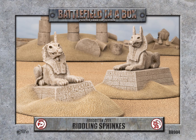 Battlefield in a Box: Forgotten City Riddling Sphinxes (BB904) 